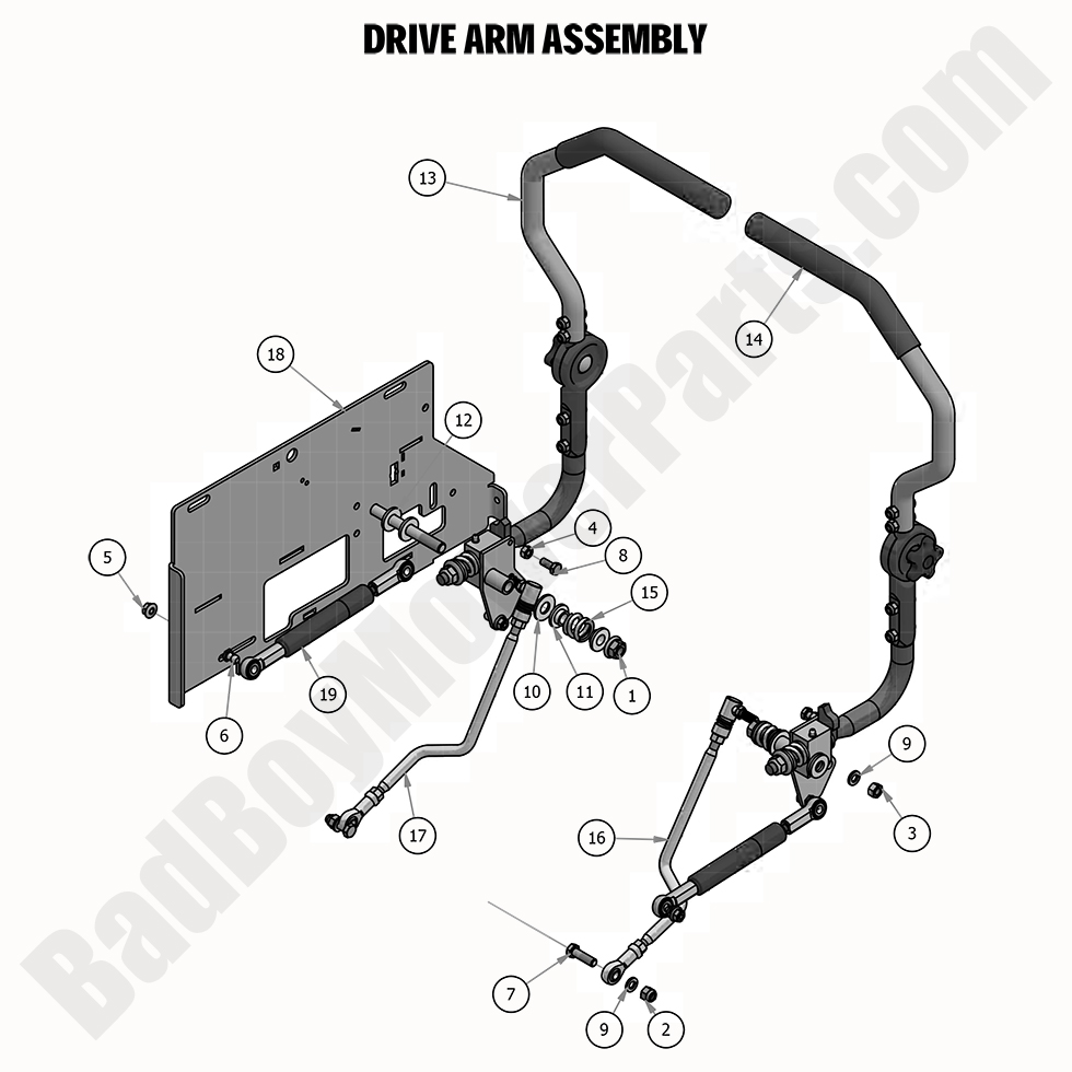2020 Compact Outlaw - Drive Arm Assembly